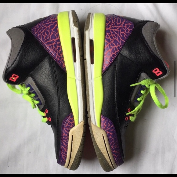 Nike Air Jordan 3 Retro GS Joker Shoes - Picture 5 of 10